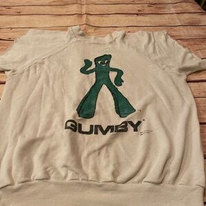 Vintage 83 Gumby Graphic Cream Sweater